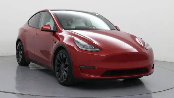 TESLA MODEL Y 2020 5YJYGDEFXLF025884 image
